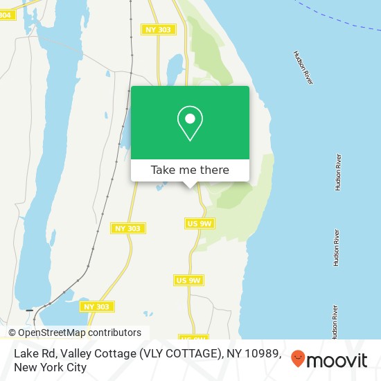 Lake Rd, Valley Cottage (VLY COTTAGE), NY 10989 map