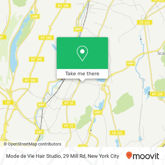 Mapa de Mode de Vie Hair Studio, 29 Mill Rd