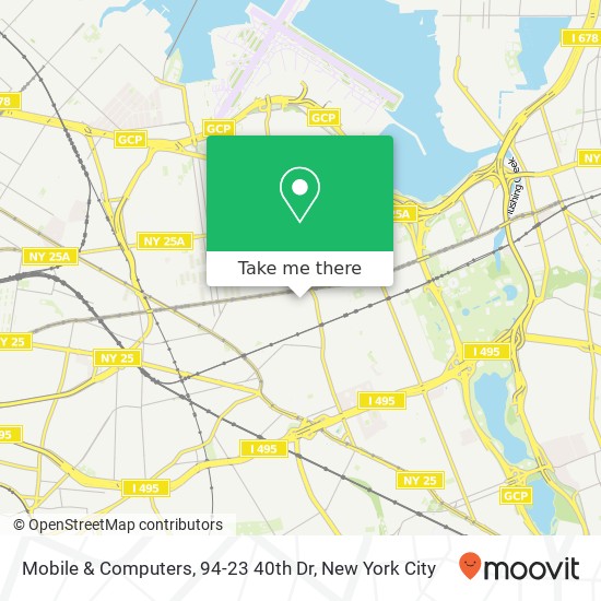 Mobile & Computers, 94-23 40th Dr map