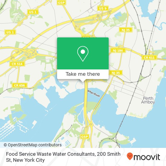 Mapa de Food Service Waste Water Consultants, 200 Smith St