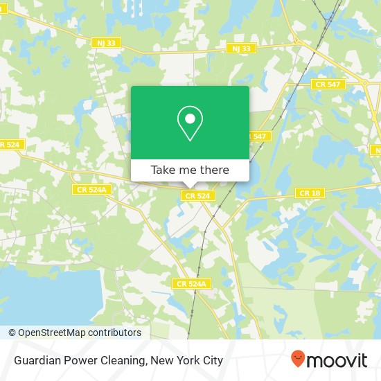 Mapa de Guardian Power Cleaning, 8 W Main St