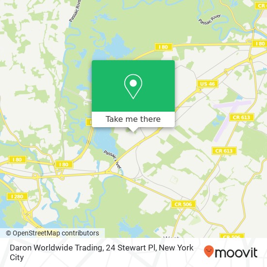 Daron Worldwide Trading, 24 Stewart Pl map