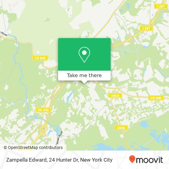 Mapa de Zampella Edward, 24 Hunter Dr