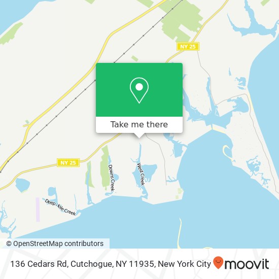 136 Cedars Rd, Cutchogue, NY 11935 map