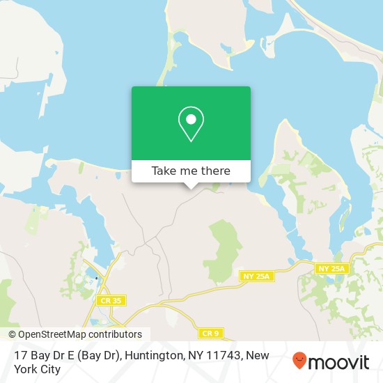 17 Bay Dr E (Bay Dr), Huntington, NY 11743 map