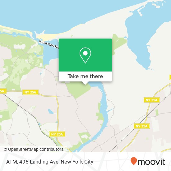 ATM, 495 Landing Ave map