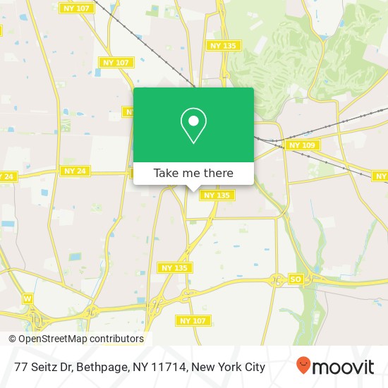 77 Seitz Dr, Bethpage, NY 11714 map