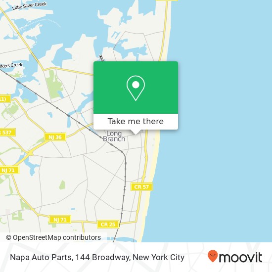 Napa Auto Parts, 144 Broadway map