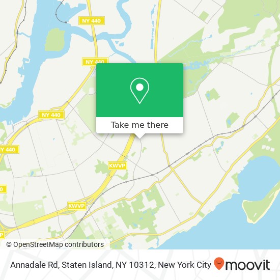 Mapa de Annadale Rd, Staten Island, NY 10312