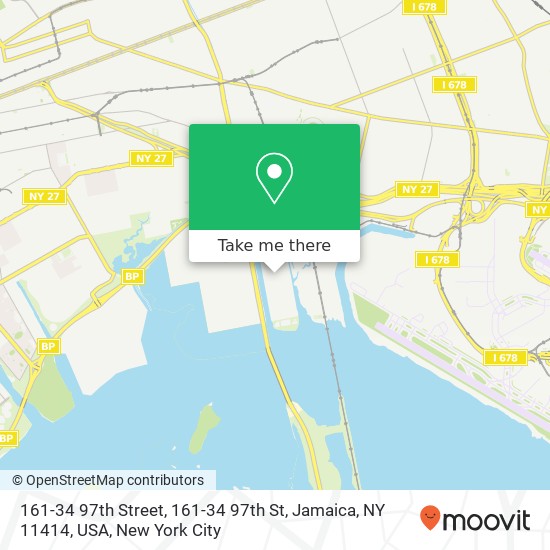 161-34 97th Street, 161-34 97th St, Jamaica, NY 11414, USA map