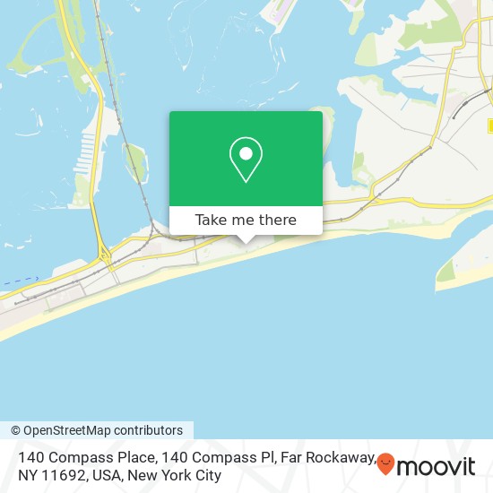 140 Compass Place, 140 Compass Pl, Far Rockaway, NY 11692, USA map