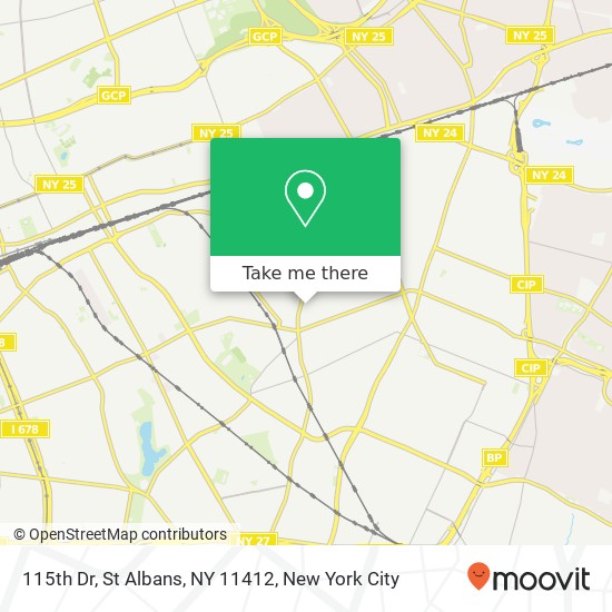 115th Dr, St Albans, NY 11412 map