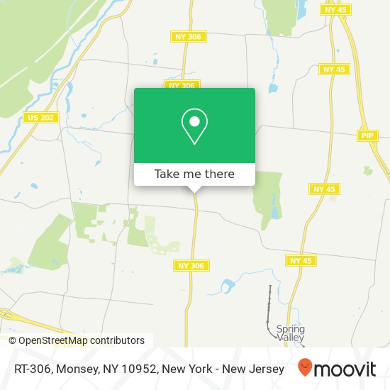 Mapa de RT-306, Monsey, NY 10952