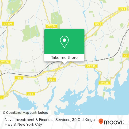 Mapa de Nava Investment & Financial Services, 30 Old Kings Hwy S