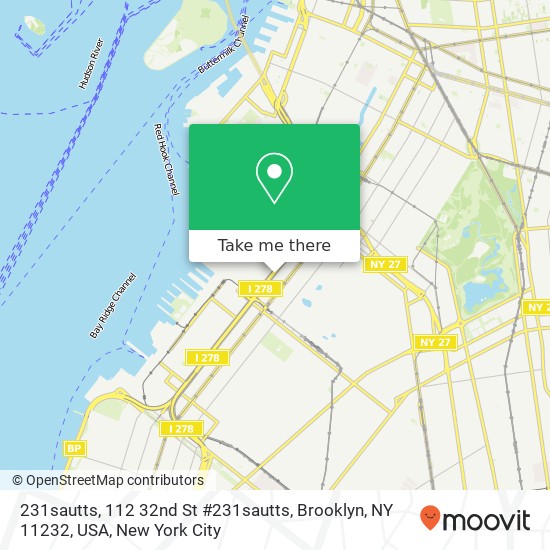 231sautts, 112 32nd St #231sautts, Brooklyn, NY 11232, USA map