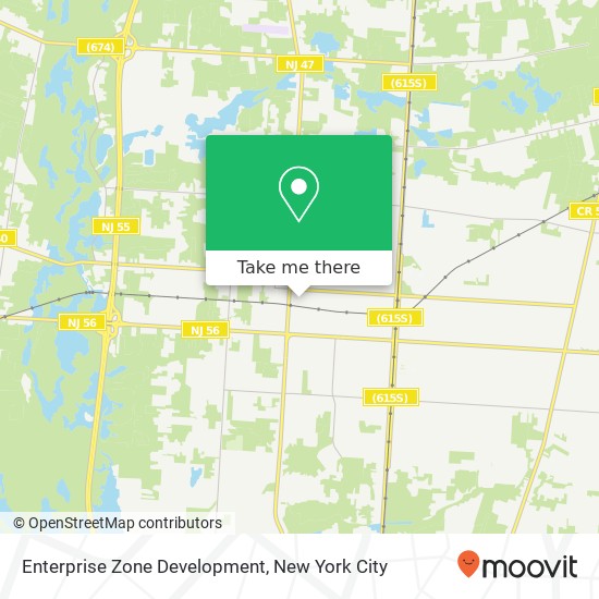 Mapa de Enterprise Zone Development, 275 N Delsea Dr