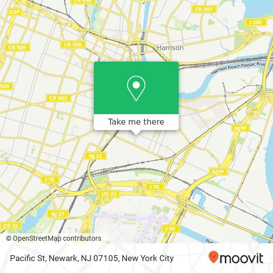 Pacific St, Newark, NJ 07105 map