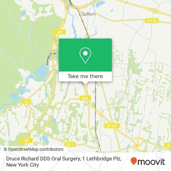 Mapa de Druce Richard DDS Oral Surgery, 1 Lethbridge Plz