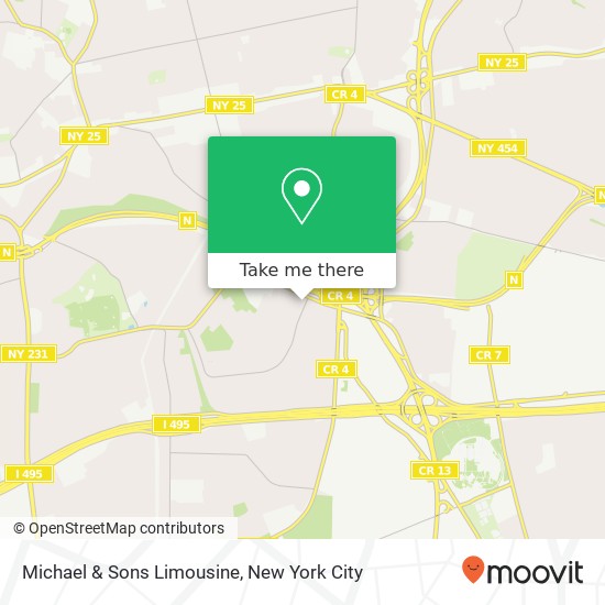 Mapa de Michael & Sons Limousine