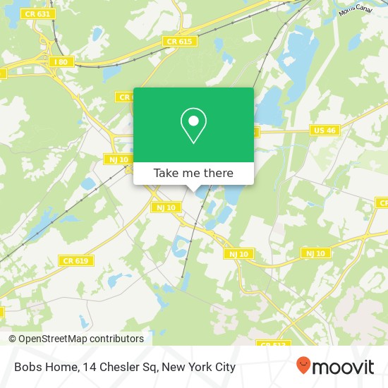 Mapa de Bobs Home, 14 Chesler Sq
