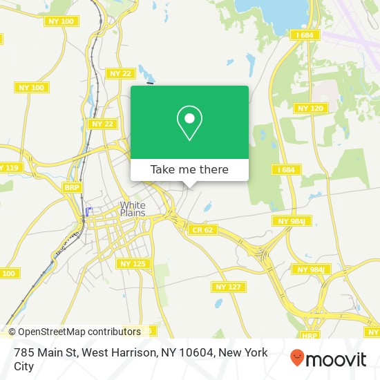 Mapa de 785 Main St, West Harrison, NY 10604