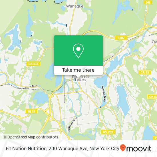 Fit Nation Nutrition, 200 Wanaque Ave map