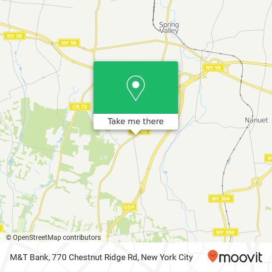 M&T Bank, 770 Chestnut Ridge Rd map