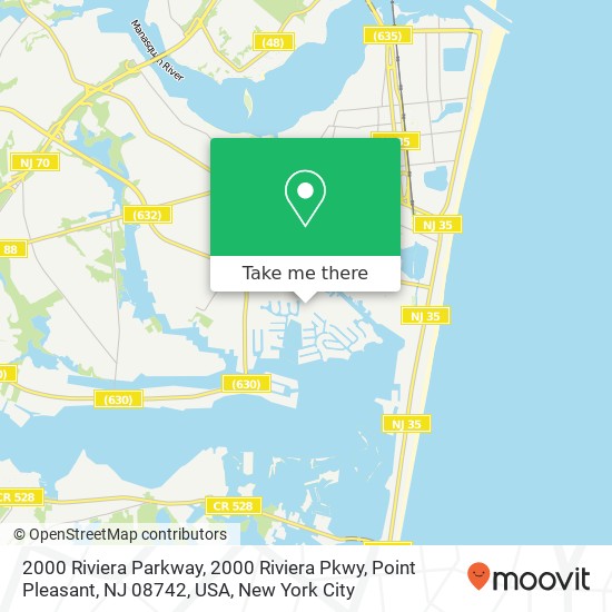 2000 Riviera Parkway, 2000 Riviera Pkwy, Point Pleasant, NJ 08742, USA map