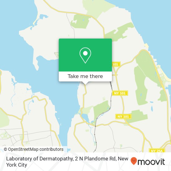 Mapa de Laboratory of Dermatopathy, 2 N Plandome Rd