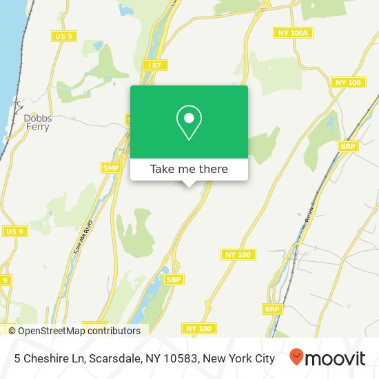 5 Cheshire Ln, Scarsdale, NY 10583 map