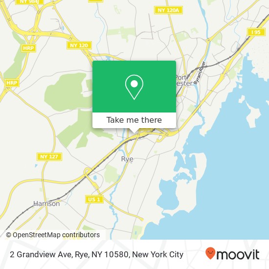 2 Grandview Ave, Rye, NY 10580 map