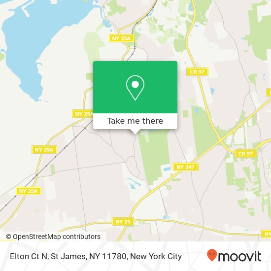 Mapa de Elton Ct N, St James, NY 11780
