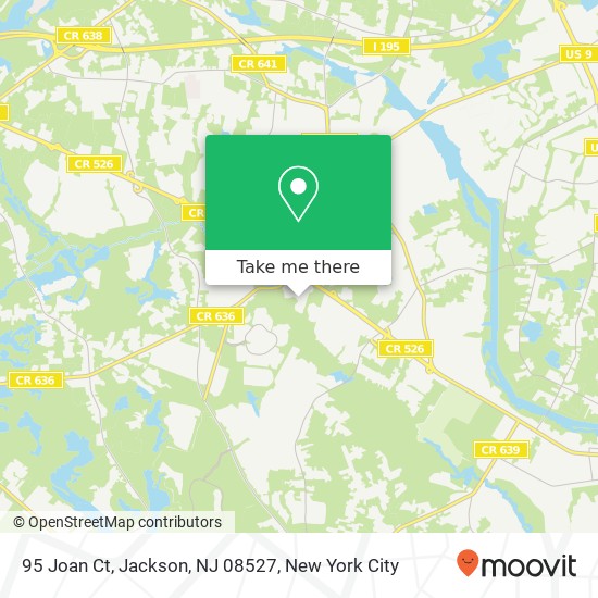 95 Joan Ct, Jackson, NJ 08527 map