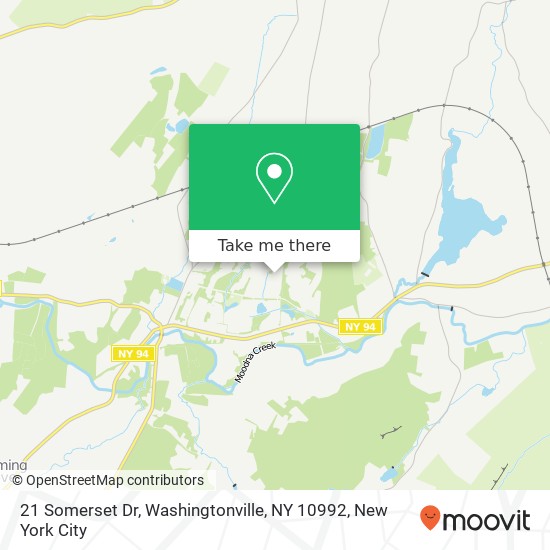 21 Somerset Dr, Washingtonville, NY 10992 map