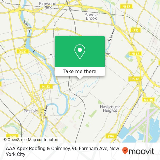 AAA Apex Roofing & Chimney, 96 Farnham Ave map