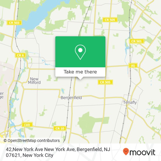 42,New York Ave New York Ave, Bergenfield, NJ 07621 map