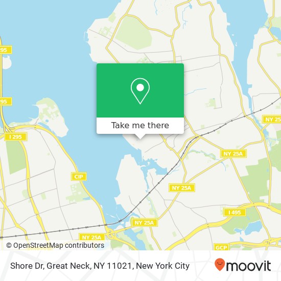 Mapa de Shore Dr, Great Neck, NY 11021