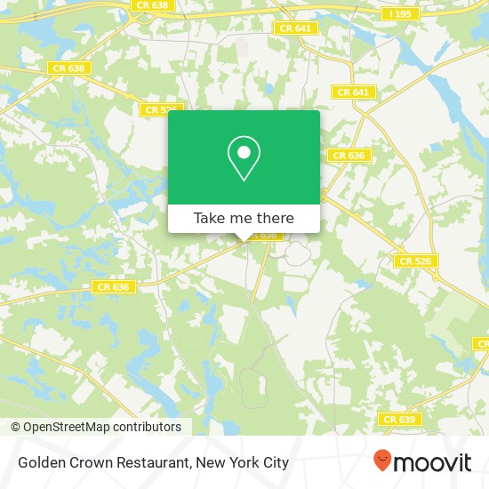 Golden Crown Restaurant map
