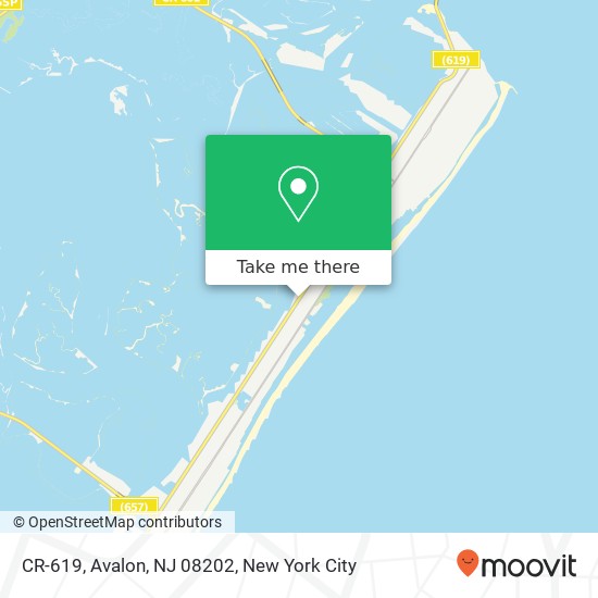 Mapa de CR-619, Avalon, NJ 08202