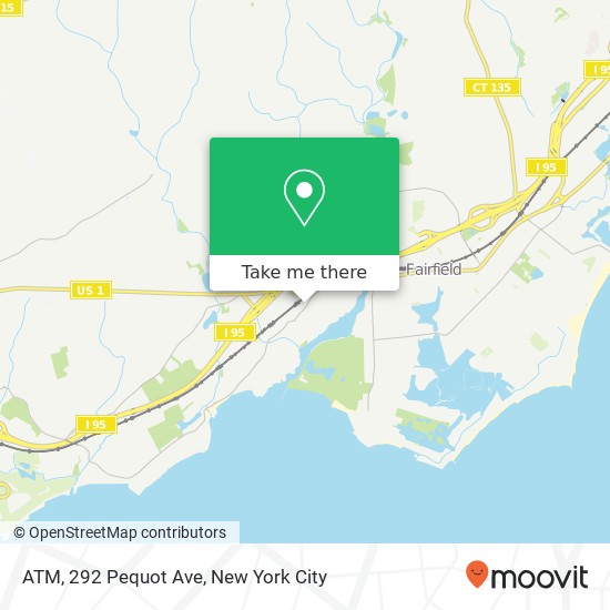 Mapa de ATM, 292 Pequot Ave