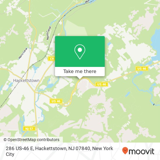 286 US-46 E, Hackettstown, NJ 07840 map