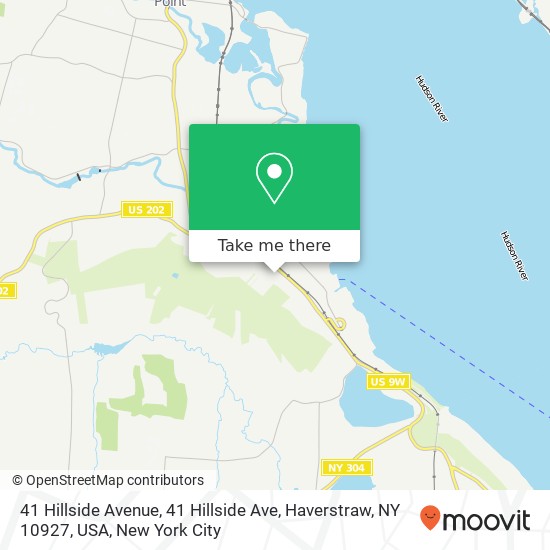 41 Hillside Avenue, 41 Hillside Ave, Haverstraw, NY 10927, USA map