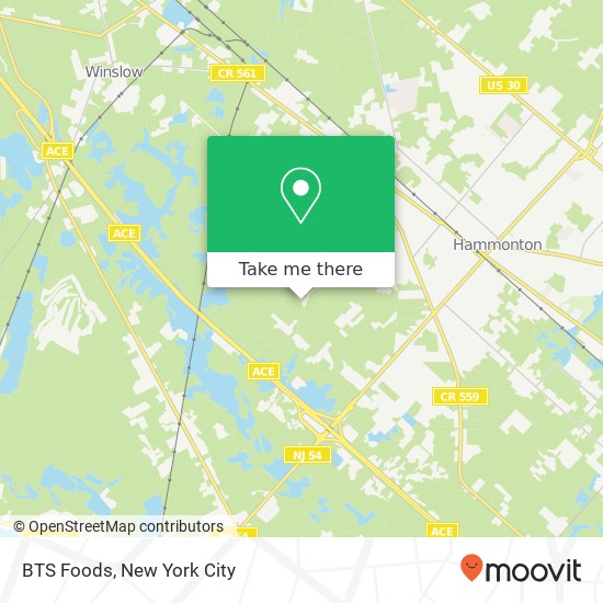 Mapa de BTS Foods, 700 14th St