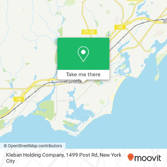 Kleban Holding Company, 1499 Post Rd map