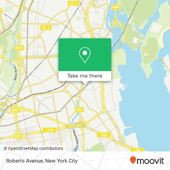 Mapa de Roberts Avenue