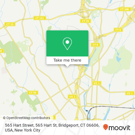 565 Hart Street, 565 Hart St, Bridgeport, CT 06606, USA map