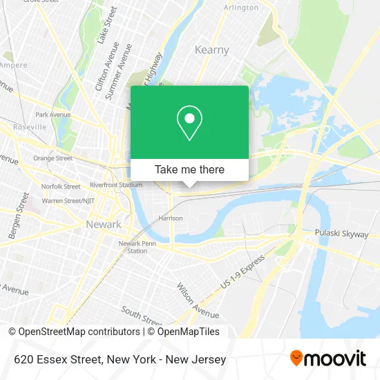 620 Essex Street map