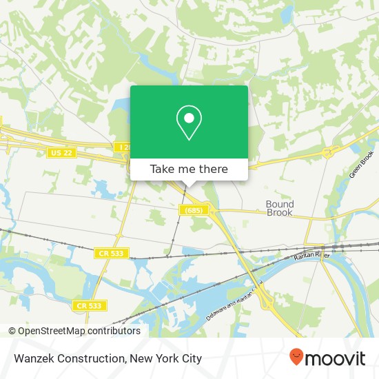 Wanzek Construction map