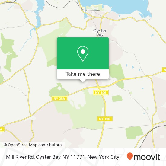 Mapa de Mill River Rd, Oyster Bay, NY 11771
