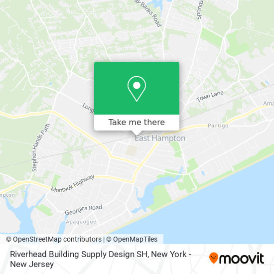Mapa de Riverhead Building Supply Design SH